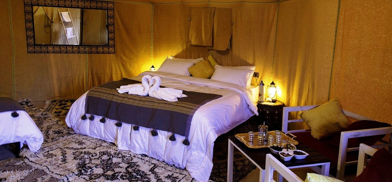 Luxurious and spacious fully equipped tents